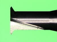 超硬　特殊T型エンドミル（ネジ切り用）　2枚刃